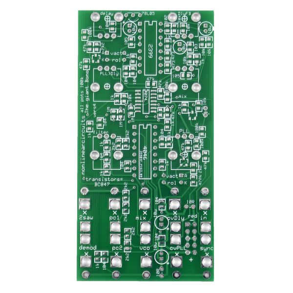 Giant B0N0 - PT Delay/ PLL VCO PCB | NonLinear Circuits