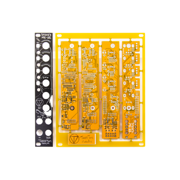 Steves MS22 Filter PCB and Panel | Three Tom Modular