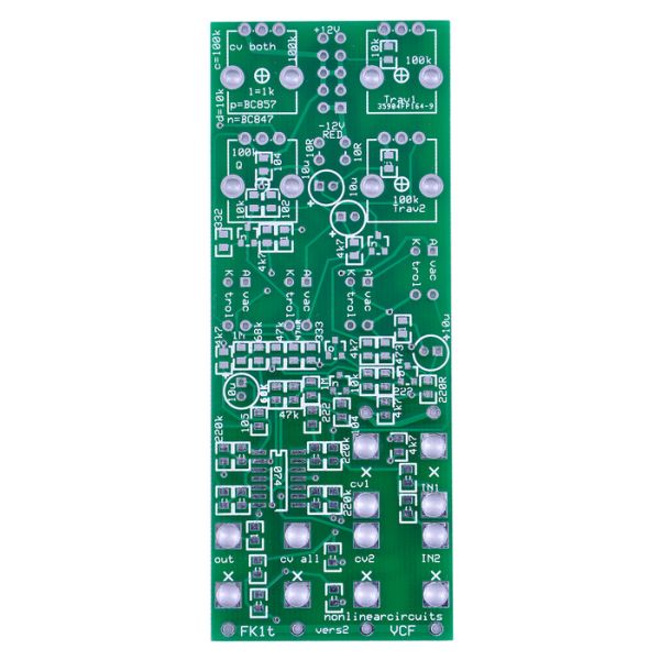 FK1T VCF - Traveler Filter PCB | NonLinear Circuits
