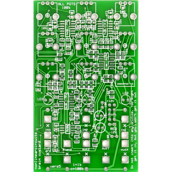 Brain Custard - PCB | NonLinear Circuits