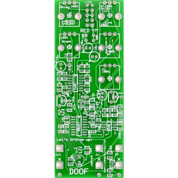 Doof - Drum Module PCB | NonLinear Circuits