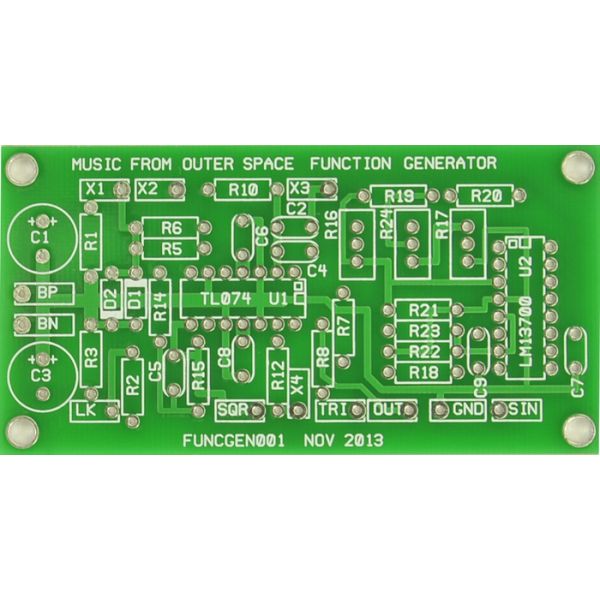 MFOS 9V Battery Powered Mini Function Generator