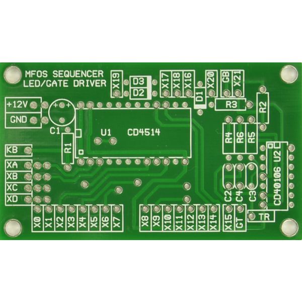 MFOS 16 Step Sequencer Auxiliary GATE/LED Driver