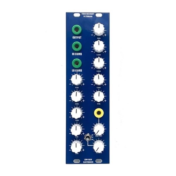 Fixed Resonant Filterbank | Low-Gain Electronics