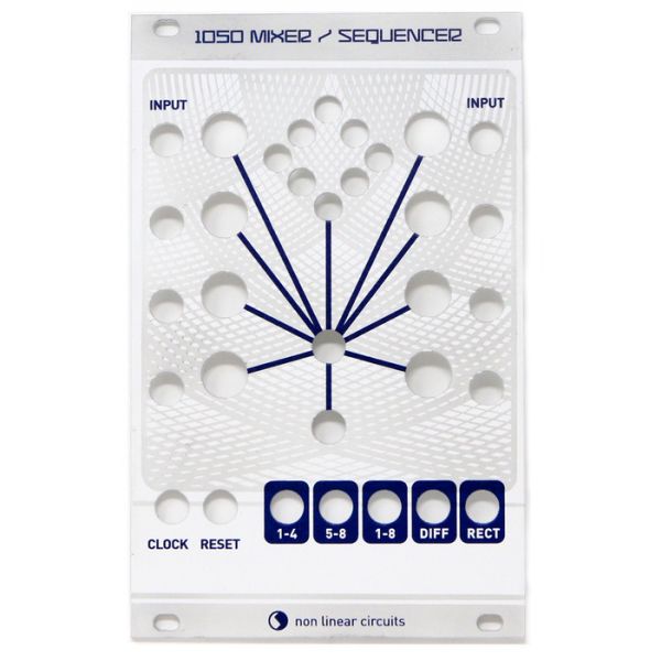 1050 Mixer / Sequencer - Panel (White) | MagPie Modular