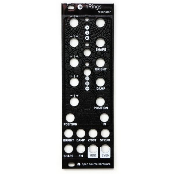 nRings - Panel (black) | MagPie Modular