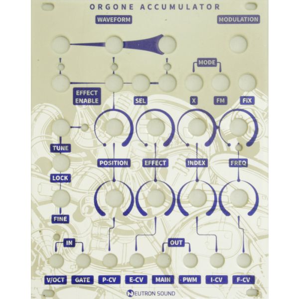 Orgone Accumulator - Panel (White) | MagPie Modular