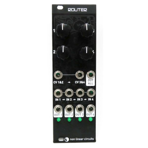 Router - Panel (black) | MagPie Modular