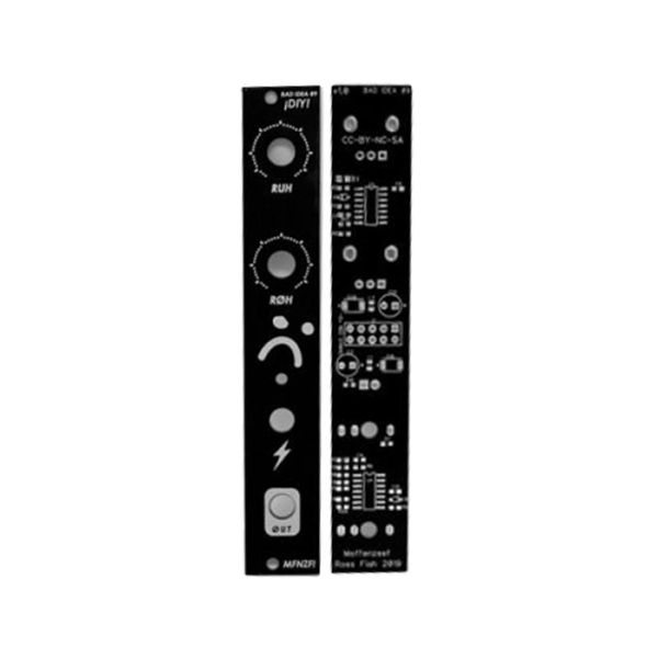 Bad Idea #9 - Power Starved Glitch Oscillator PCB/Panel | Moffenzeef Modular	