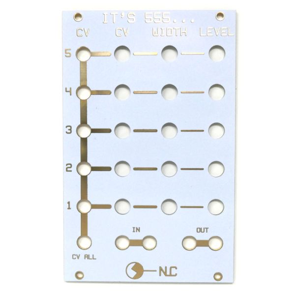 It's 555... - Eurorack Resonator Panel | NonLinear Circuits