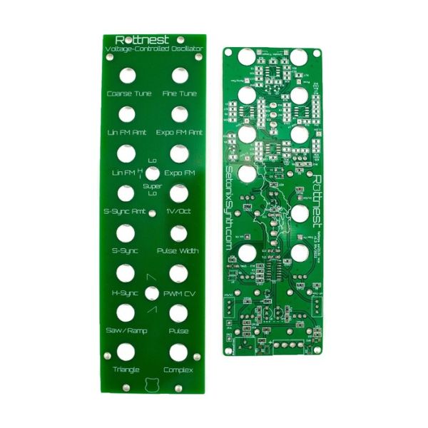 4u Rottnest VCO PCB and Panel | SetonixSynth