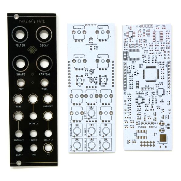 STmodular: Yaksha's Fate (8hp Rings)  PCB/Panel