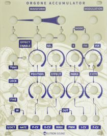 Orgone Accumulator - Panel (White) MagPie Modular, Modular Addict