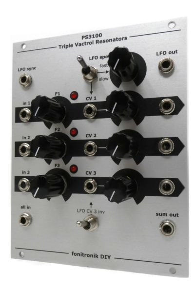 Fonitronik PS3100 Triple Vactrol Resonator 34