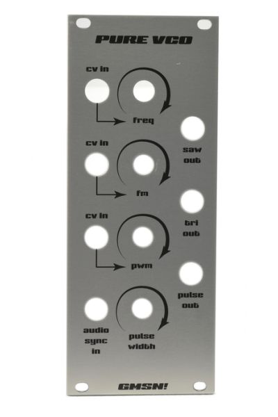 GMSN! Pure VCO DIY VCO Panel