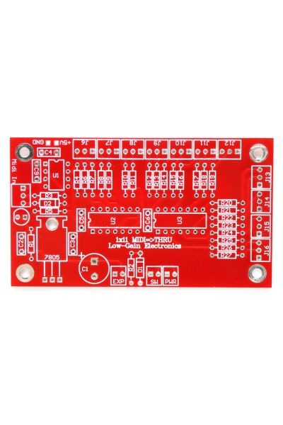 1x11 Active MIDI Thru PCB | Low-Gain Electronics