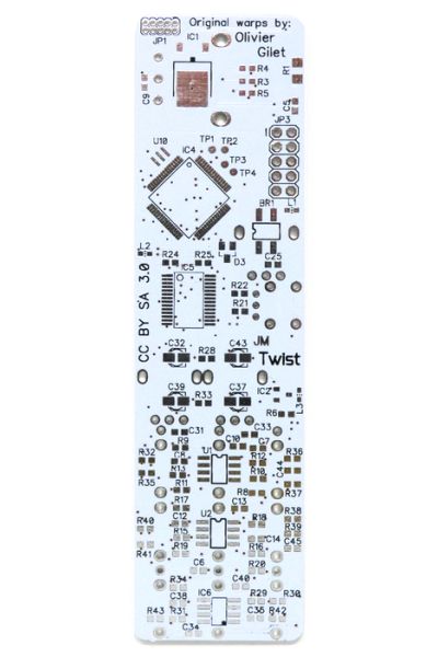 Twists: microMutated 6hp Warps PCB Bottom