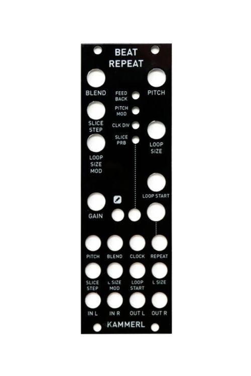 Beat Repeat: 8HP Alt-Clouds Panel - Modular Addict Synth DIY