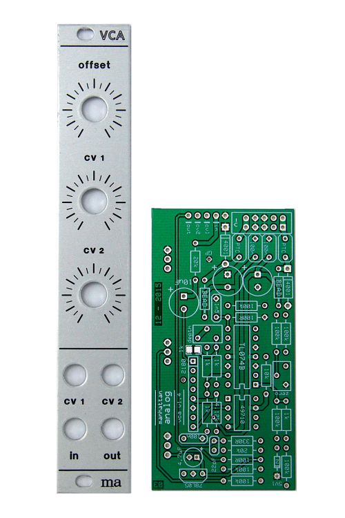 VCA - 4hp THAT2180 VCA PCB & Panel | Manhattan Analog