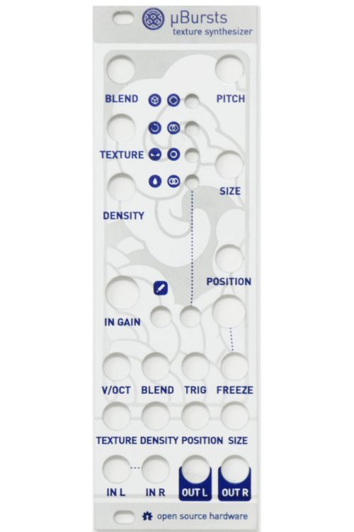 uBurst - 8hp Clouds Panel (white) | MagPie Modular - Modular