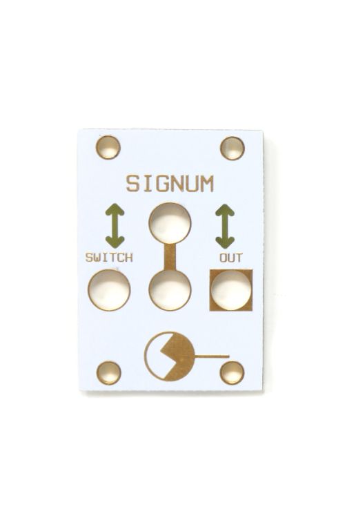 1U Signum - Intellijel Tile White Panel / PCB Set