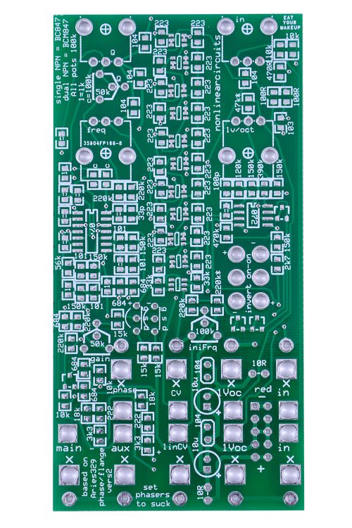 329 Phaser/Flanger - PCB | NonLinear Circuits - Modular Addict