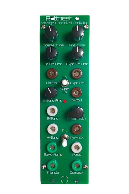 4u Rottnest VCO PCB and Panel SetonixSynth Modular Addict Synth DIY